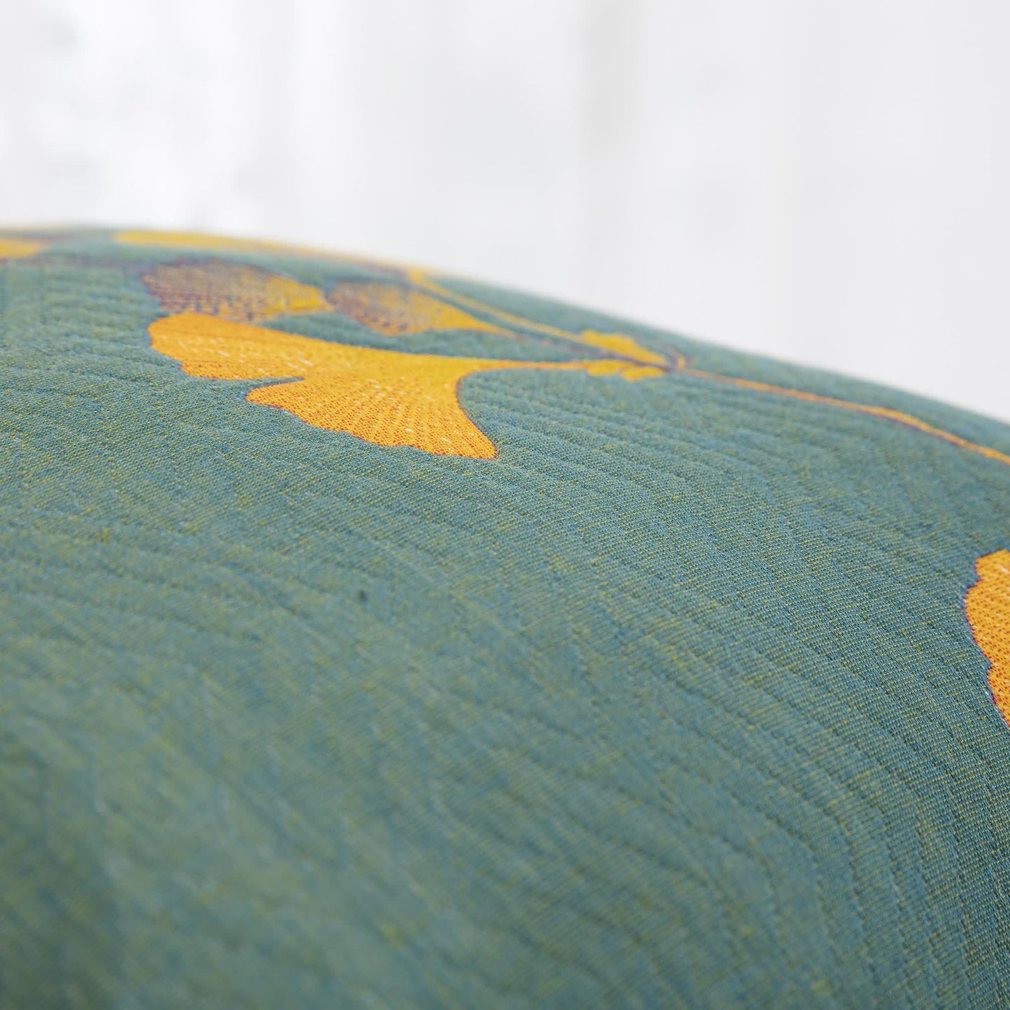 Kissenbezüge aus Baumwollgaze-Jacquard mit Ginkgoblättern (2 Stück)