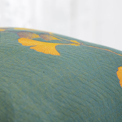 Kissenbezüge aus Baumwollgaze-Jacquard mit Ginkgoblättern (2 Stück)