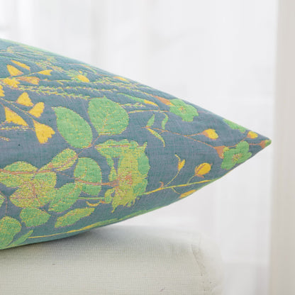 Lotus Pond Jacquard-Kissenbezüge aus Baumwollgaze (2 Stück)
