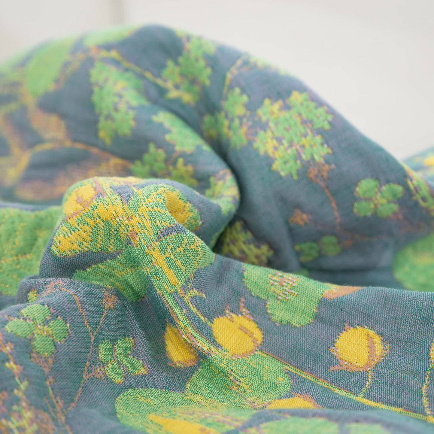 Lotus Pond Jacquard-Kissenbezüge aus Baumwollgaze (2 Stück)