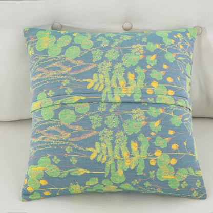 Lotus Pond Jacquard-Kissenbezüge aus Baumwollgaze (2 Stück)