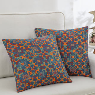 Kissenbezüge aus Baumwollgaze im Bohemian-Mandala-Stil (2 Stück)