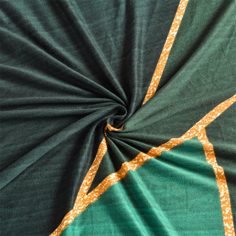 Widerstandsfähiger moderner geometrischer Couchbezug