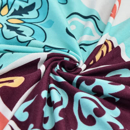 Elastischer, dehnbarer Sofabezug im marokkanischen Stil