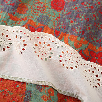 Gepolstertes Camisole-Nachthemd aus reiner Baumwolle