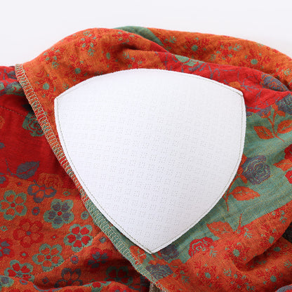 Gepolstertes Camisole-Nachthemd aus reiner Baumwolle