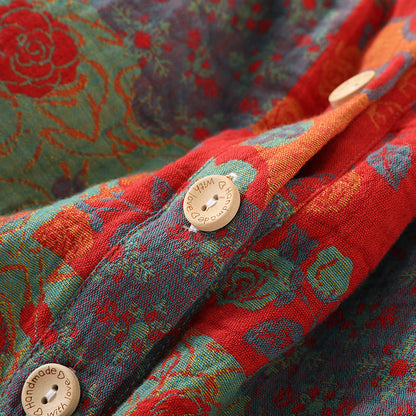 Gepolstertes Camisole-Nachthemd aus reiner Baumwolle