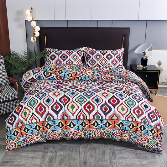 Exotische, weiche Bettwäsche im Bohemian-Stil (3-teilig)