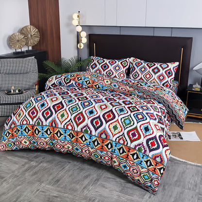 Exotische, weiche Bettwäsche im Bohemian-Stil (3-teilig)