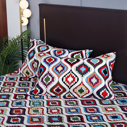 Exotische, weiche Bettwäsche im Bohemian-Stil (3-teilig)
