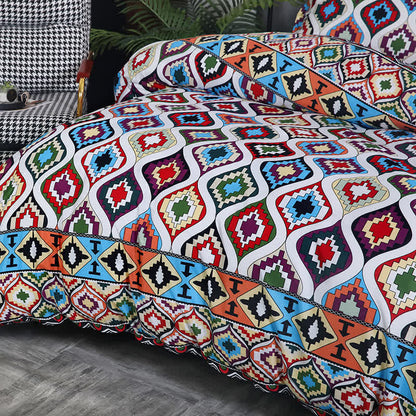 Exotische, weiche Bettwäsche im Bohemian-Stil (3-teilig)