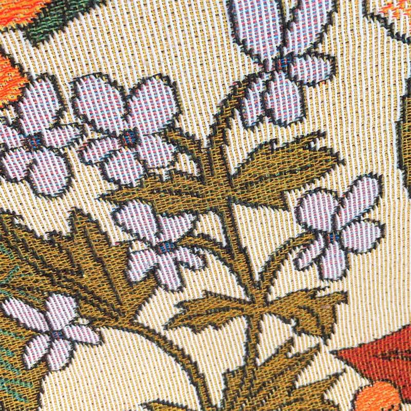 Bunte blühende Blumen Gobelin Decke