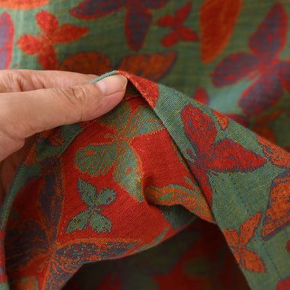 Pyjama-Set aus Baumwollgaze mit Jacquard-Schmetterling