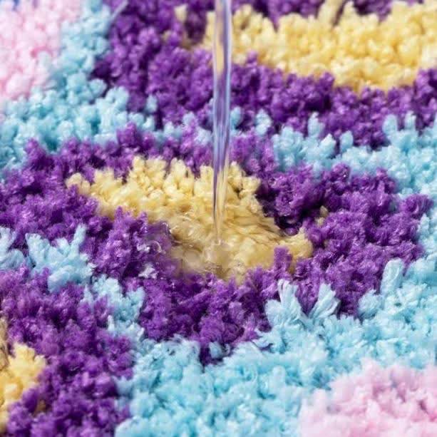 Rutschfester Teppich in Schmetterlingsform für Mädchen