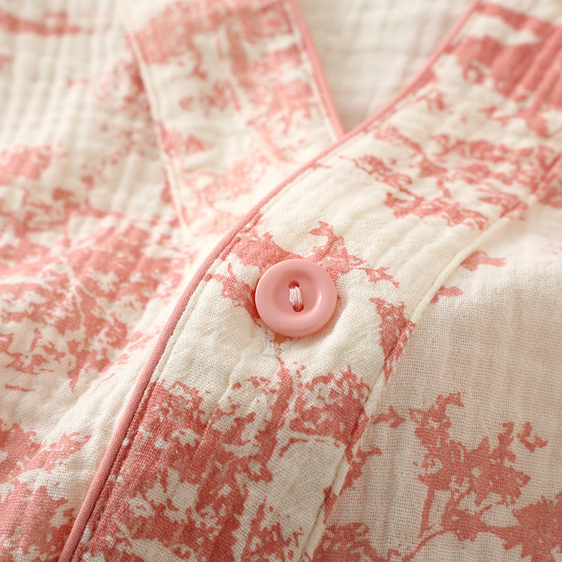 Refresh Kimono-Pyjama-Set aus Baumwollgaze