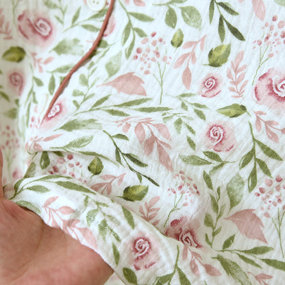 Refresh – Pyjama-Set aus rosa Baumwollgaze