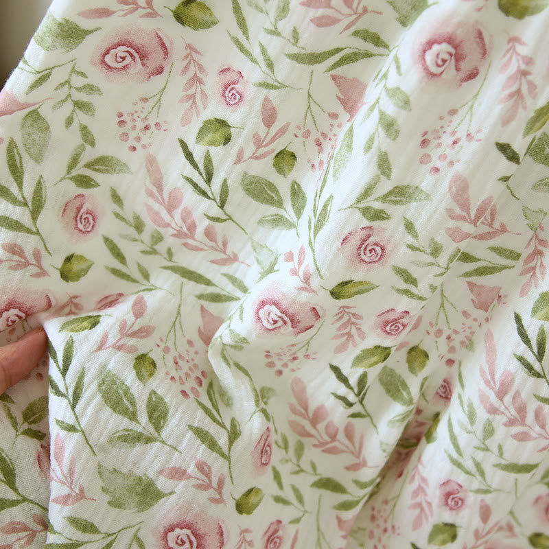 Refresh – Pyjama-Set aus rosa Baumwollgaze