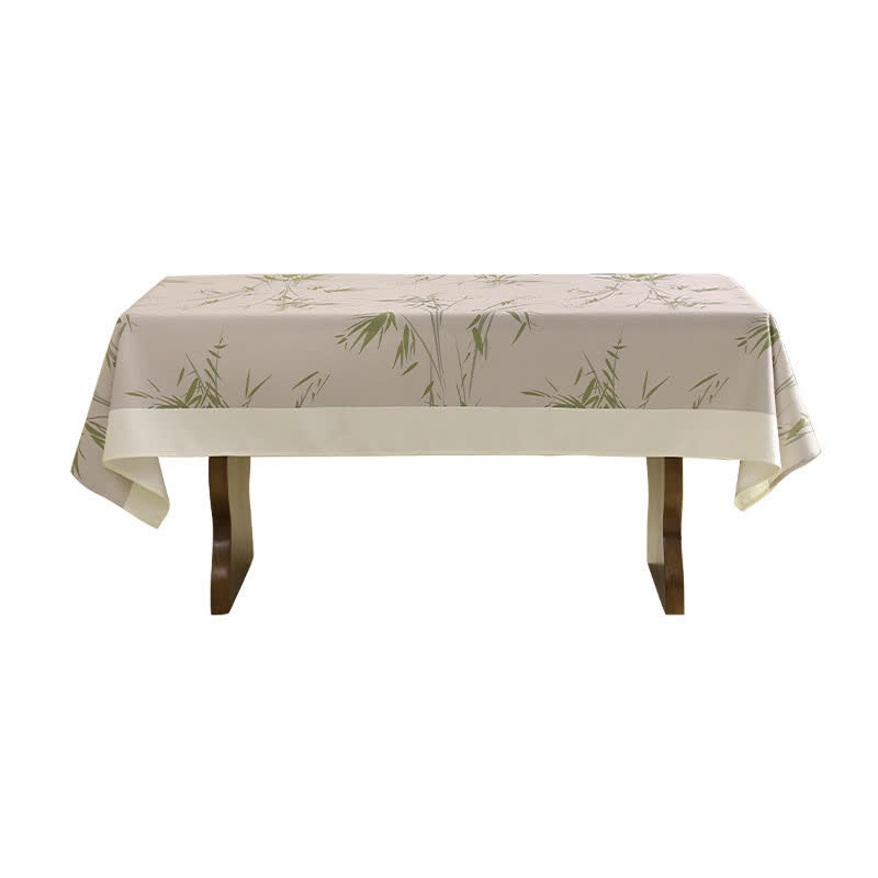 Elegante pastorale Bambus-Bauernhaus-Tischdecke
