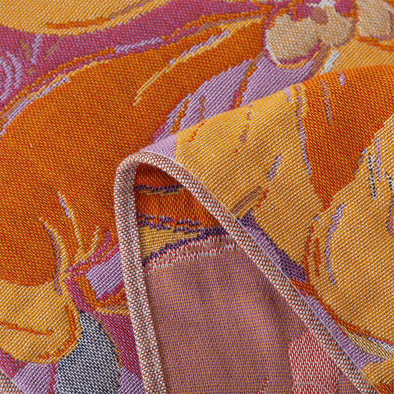 Wasserabsorbierendes, weiches Handtuch aus Baumwollgaze mit Blumenmuster