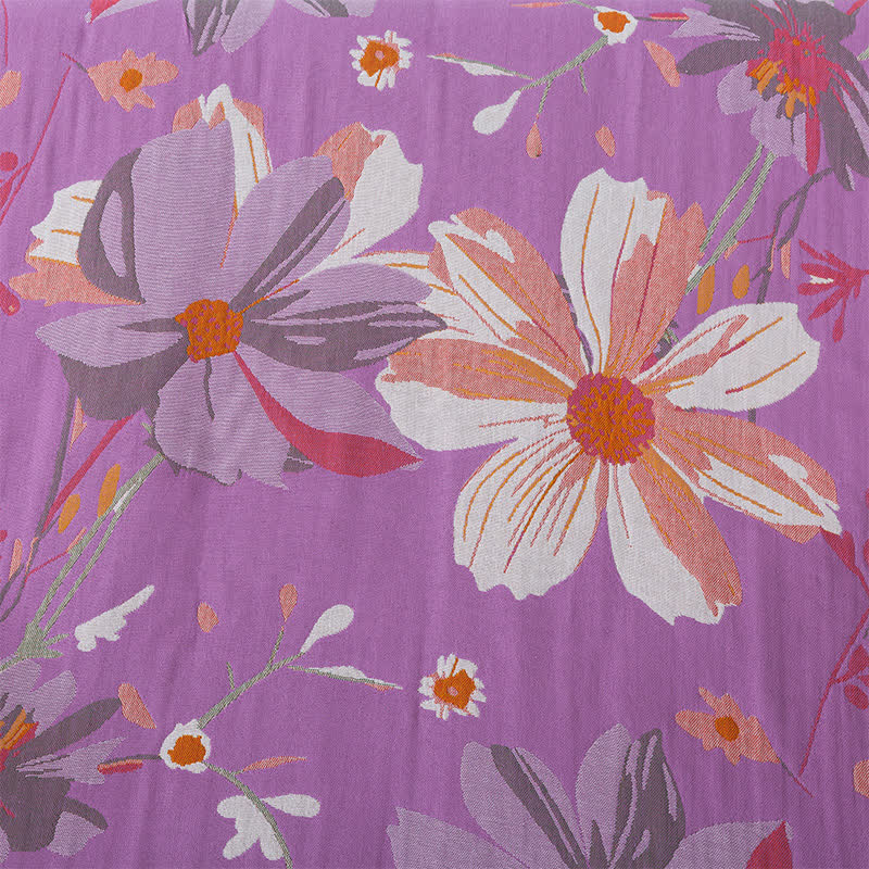Weiches Handtuch aus Baumwollgaze mit Vintage-Blumenmuster