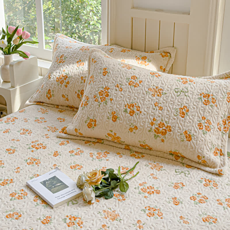 Refresh Flower Warm Velvet Bettwäscheset (4-teilig)