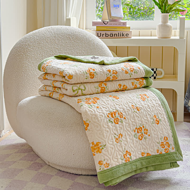 Refresh Flower Warm Velvet Bettwäscheset (4-teilig)