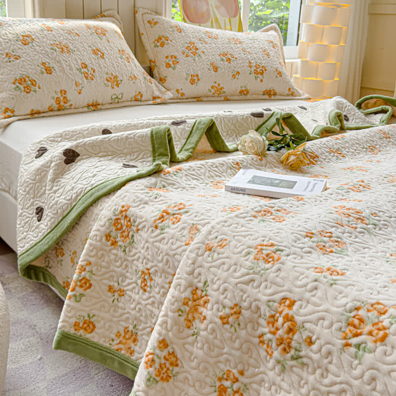 Refresh Flower Warm Velvet Bettwäscheset (4-teilig)
