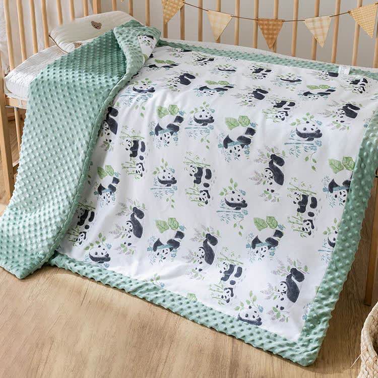 Süße, weiche und warme Panda-Babydecke