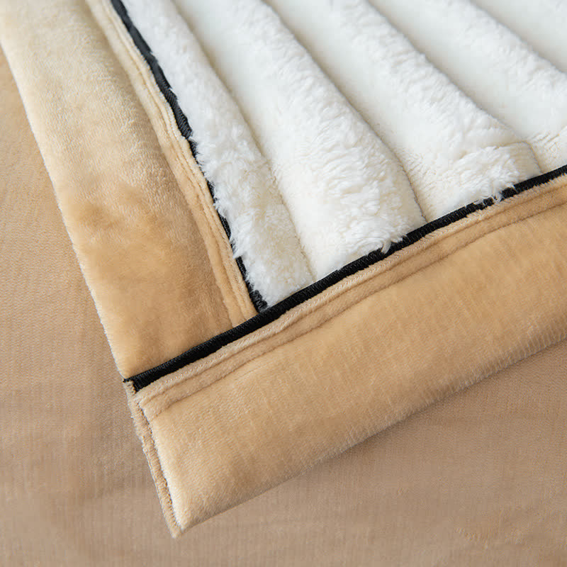 Luxuriöses, dickes, weiches Flanell-Bettwäscheset (4-teilig)