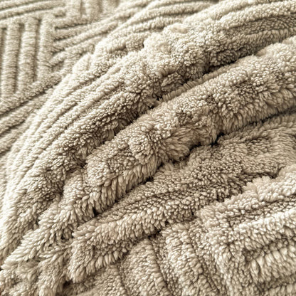 Flauschige Fleece-Decke, dick und warm, für den Winter.