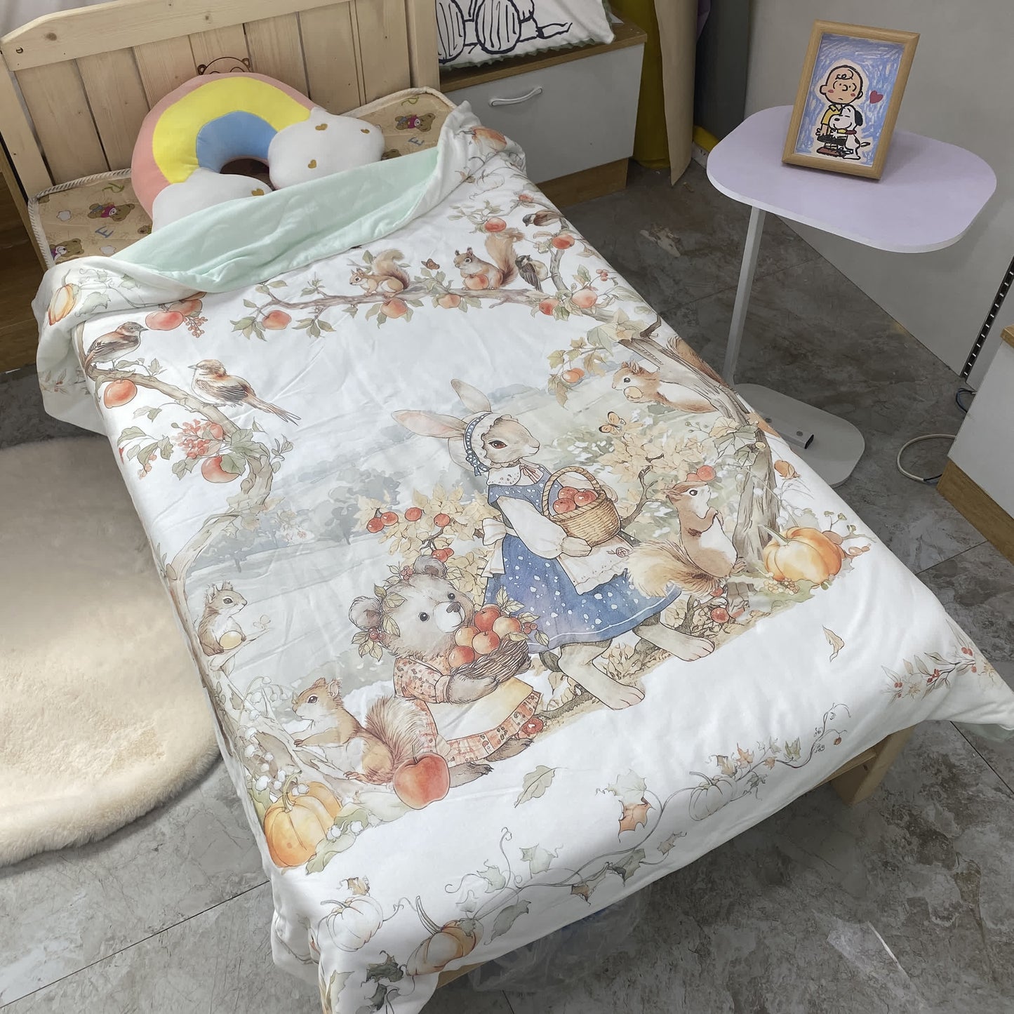 Baby-Märchen-Steppdecke aus reiner Baumwolle