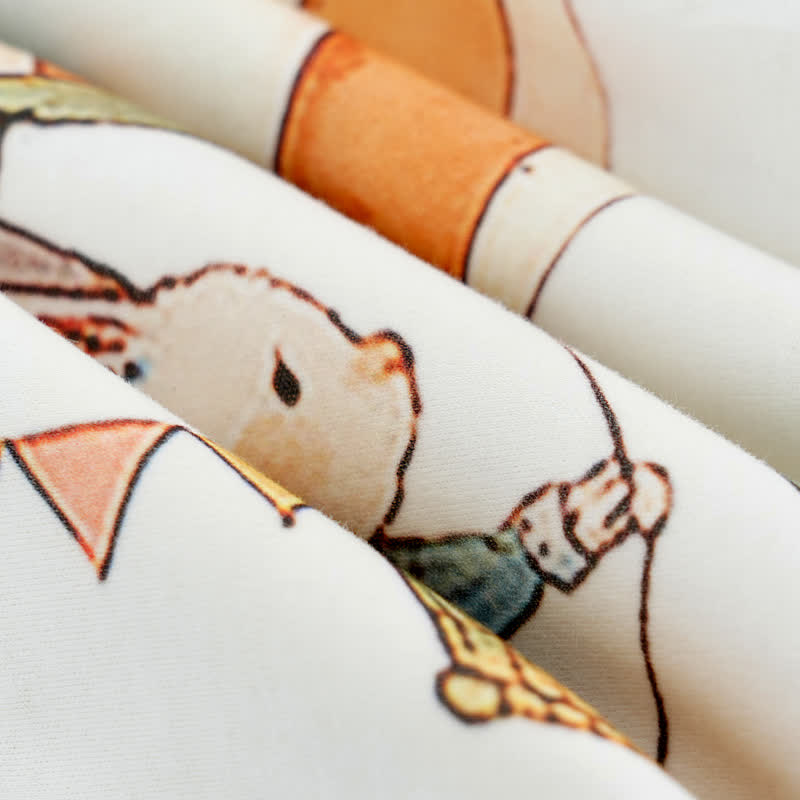 Babydecke aus Baumwolle mit Schloss im Wunderland-Stil