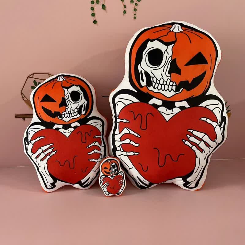 Halloween Kürbis Monster Lendenkissen