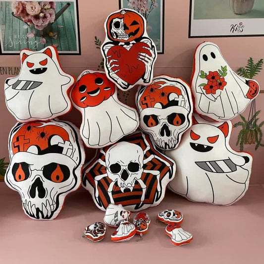 Halloween Kürbis Monster Lendenkissen
