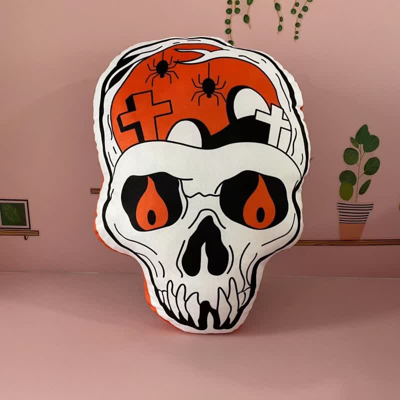 Halloween Kürbis Monster Lendenkissen