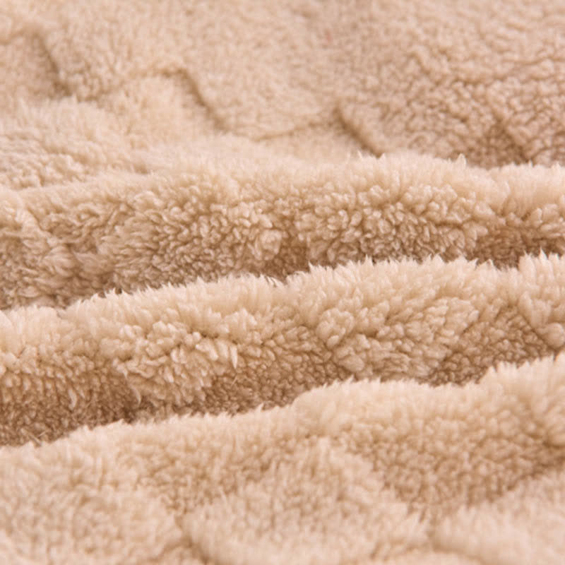 Warme Winter-Sherpa-Decke mit Steppkern - image 11