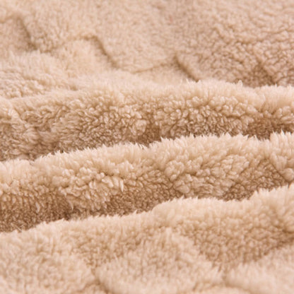 Warme Winter-Sherpa-Decke mit Steppkern - image 11