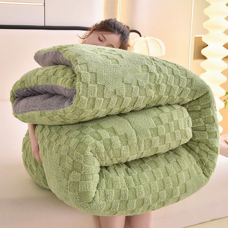Warme Winter-Sherpa-Decke mit Steppkern - image 17