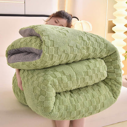 Warme Winter-Sherpa-Decke mit Steppkern - image 17