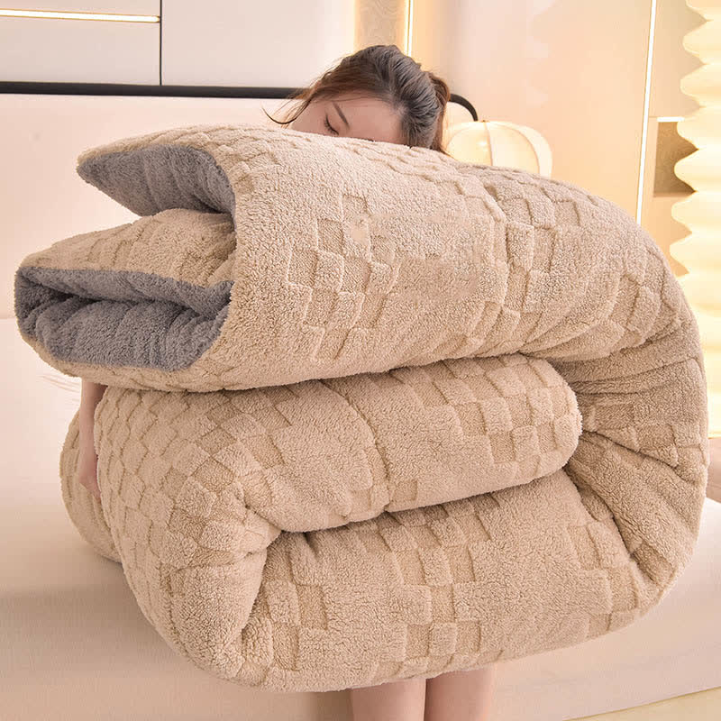 Warme Winter-Sherpa-Decke mit Steppkern - image 10