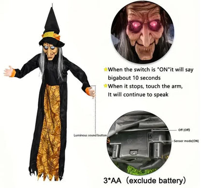 Halloween Hexengeist leuchtendes Soundspielzeug
