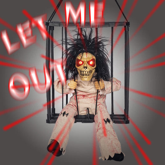 Leuchtendes Halloween-Geist-Hängeornament