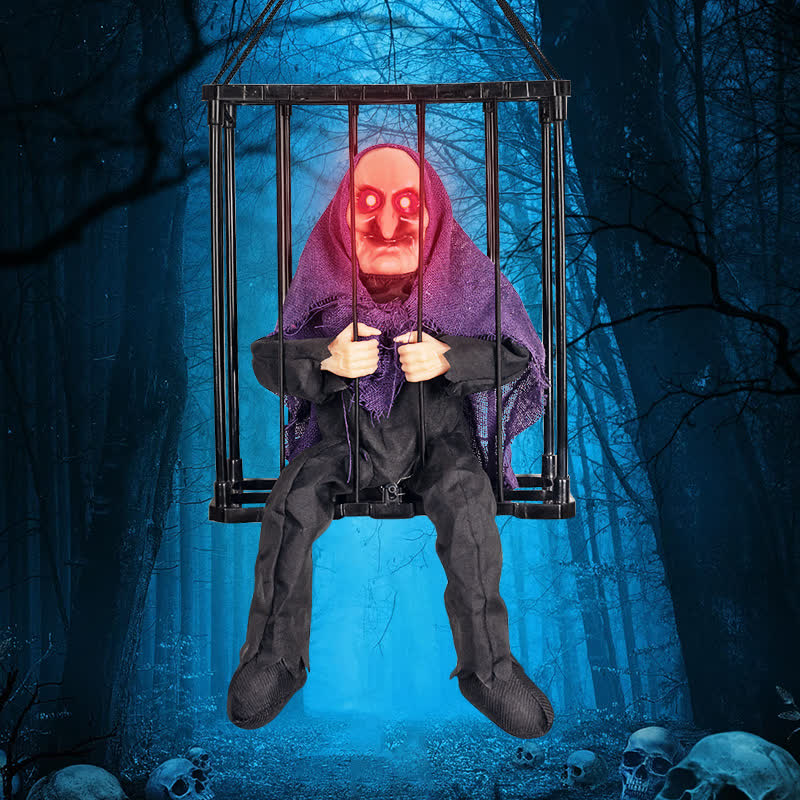 Leuchtendes Halloween-Geist-Hängeornament