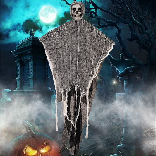 Halloween Totenkopf-Netz-Hängeornament