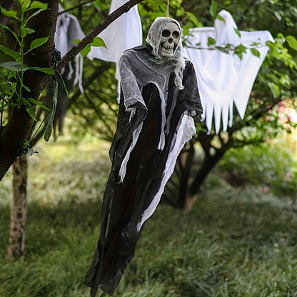 Halloween Totenkopf-Netz-Hängeornament