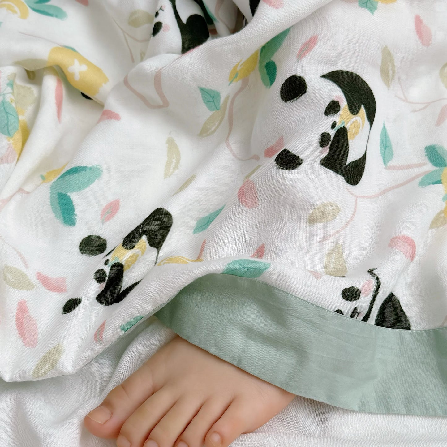 Panda-Steppdecke aus Bambusfaser für Babys und Kleinkinder