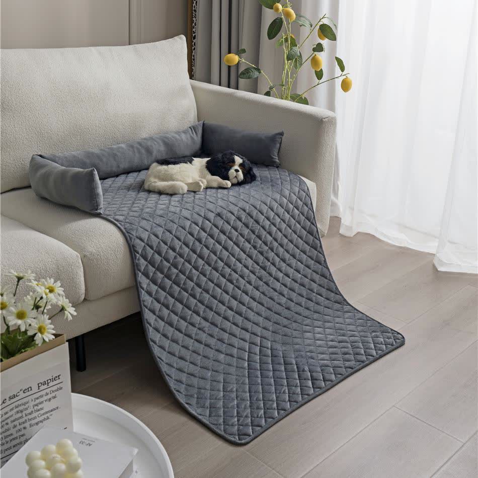 Möbelschutzhülle für Haustiere mit Nackenrolle