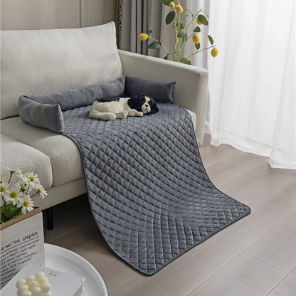 Möbelschutzhülle für Haustiere mit Nackenrolle