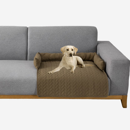 Einfarbiger Möbelschutz für Haustierbett