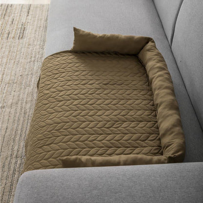 Einfarbiger Möbelschutz für Haustierbett